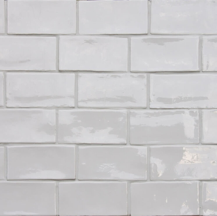 Плитка (7.5x15) TTBB71WGW Betonbrick wall white glossy - Betonbrick з колекції Betonbrick Terratinta