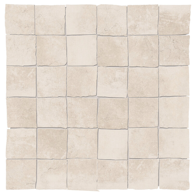 Мозаїка 30x30 Mosaico Petra White Naturale - Petra - Z304P0R з колекції Petra Emilceramica