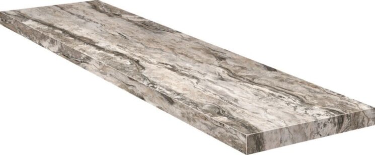 Кутова сходинка (33x100) 62460 Angolo Dx.Gradino Costa Retta Grigio - Hiros з колекції Hiros Cerdomus