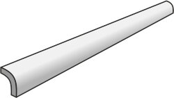 Бордюр (3x15) 23765 Pencil bullnose bardiglio light Eq-21 - Bardiglio