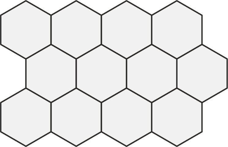 Мозаїка 28,8x35 Top Stone Esagoni Grey Nat - Top Stone з колекції Top Stone EnergieKer