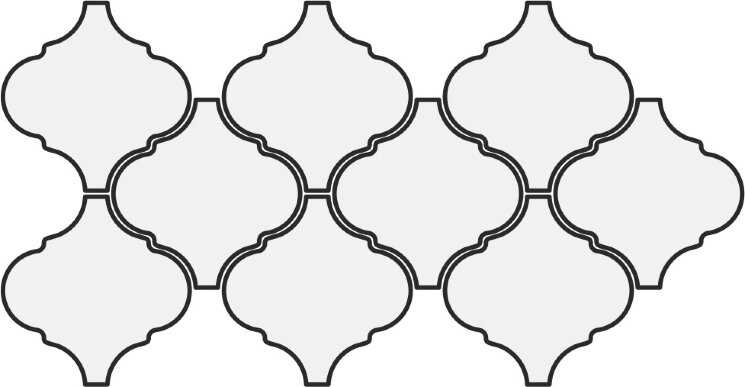 Мозаїка (27x43) 23847 Alhambra mosaic electric blue Eq-20M - Scale з колекції Scale Equipe