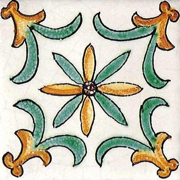 Декор (20x20) Teseo20 IDecori - Cotto Salernitano з колекції Cotto Salernitano Giovanni De Maio