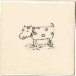 Декор Spotty Dog On Off White 10.5x10.5 Classic Winchester