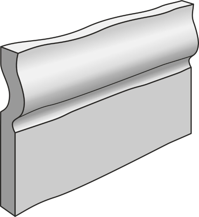 Бордюр 7,5x13 Mold Provenza Azul Mar-Provenza з колекції Provenza Cevica