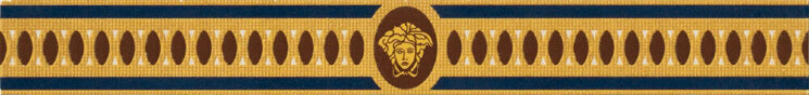 Декор (4.7x39.4) 37351 Fas. Classica Blu - Vanitas з колекції Vanitas Versace