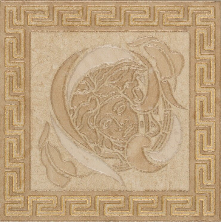 Декор (15.3x15.3) 17257 Tozz. Foglia Noce - Venere з колекції Venere Versace