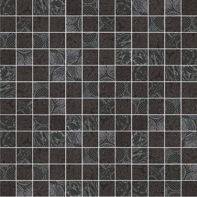 Мозаїка (30x30) VMS303H48 INTRECCIO SMALL GRAPHITE - Luci di Venezia з колекції Luci di Venezia Decoratori Bassanesi