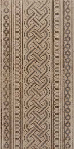 Декор (15x30) Cattedrale Bordura TR-Seppia - Deco з колекції Deco Lithos Mosaico