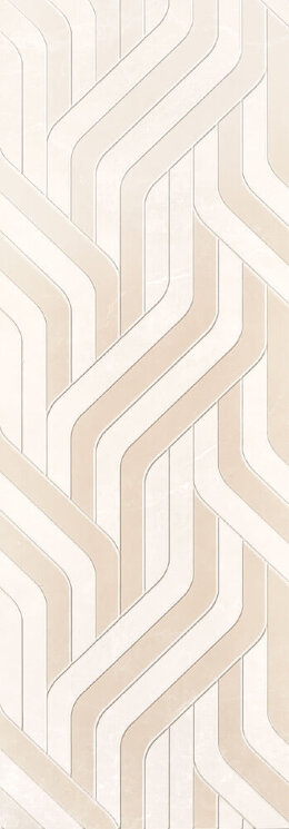 Декор (45x120) 664.0139.031 Twist Cream Shine Ret - Marble з колекції Marble Love Tiles