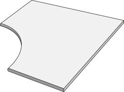 Плитка для басейна 90x90 CIAT92OR City Ang.T.Tondo Beige 20Mm Ascot City