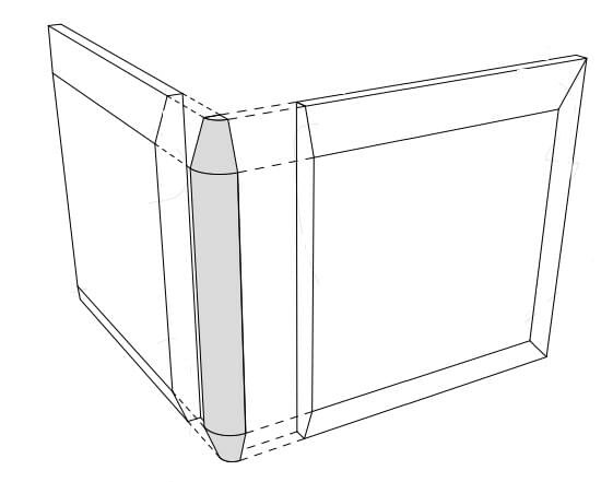Спецелемент Сantonera Oliva Brillo 1.2x20 Esencia Monopole з колекції Esencia Monopole