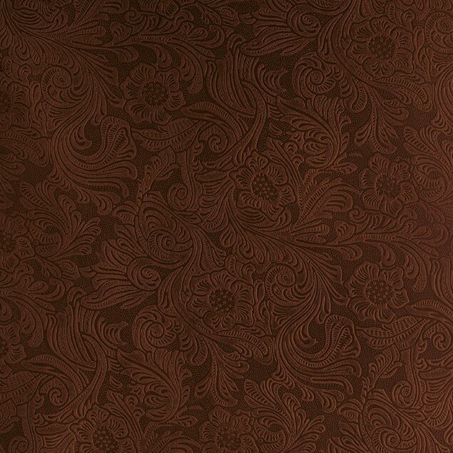 Плитка (45x45) C4545MGDA Mogano Damasco/Leather+Tile - Leather Surfaces з колекції Leather Surfaces Nextep