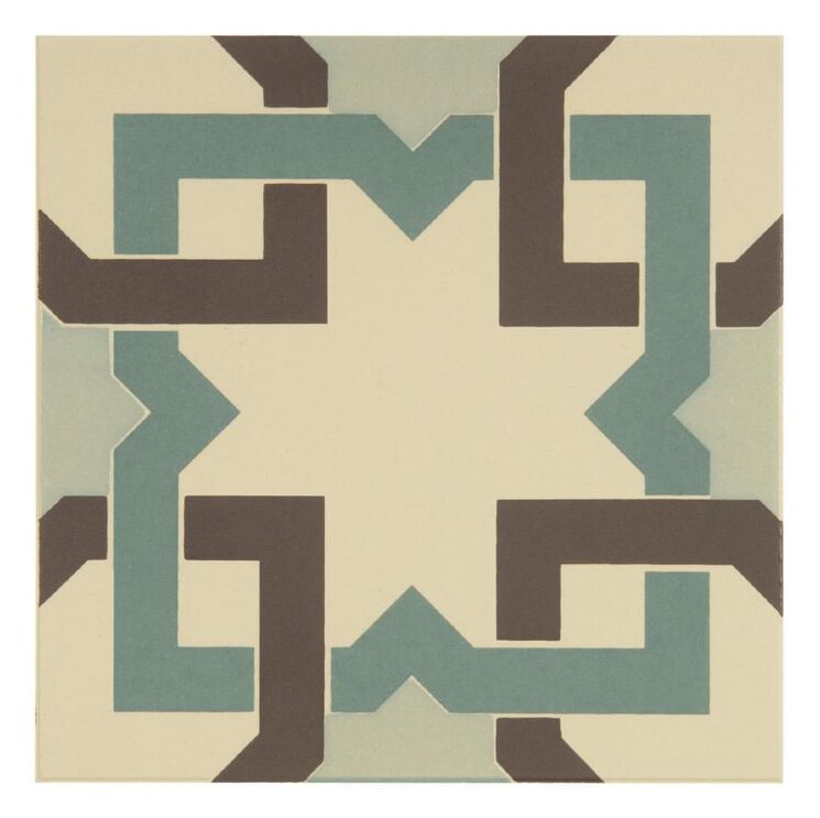 Декор Ottoman Light Jade Dark Jade And Dark Grey On White 15.1x15.1 Odyssey Original Style з колекції Odyssey Original Style Декор Ottoman Light Jade Dark Jade And Dark Grey On White 15.1x15.1 Odyssey Original Style з колекції Odyssey Original Style