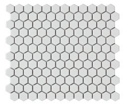 Мозаїка 26x30 Hexagon White Matt Intermatex Hexagon