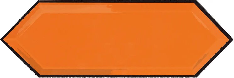 Плитка 10x30 Cupidon Brillo Bisel Naranja Line Monopole Cupidon з колекції Cupidon Monopole