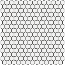 Мозаика 33,2x33,2 Stone 567 Matte Hexagonal-Stone