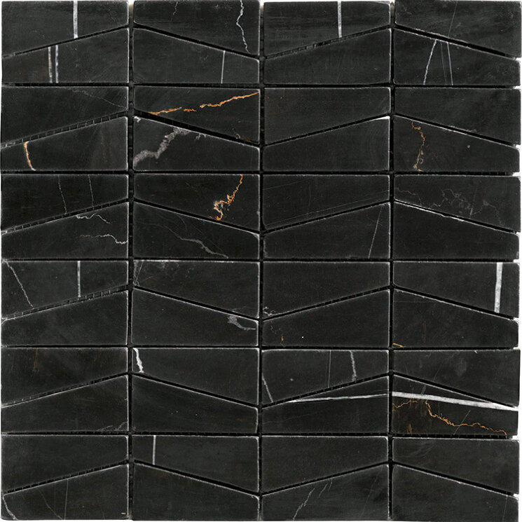 Мозаїка (30x30) 612008 Mod. Trapezi7,5Nero - Altagamma з колекції Altagamma Arezia