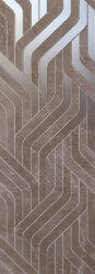 Декор (45x120) 664.0139.037 Twist Tortora Shine Ret - Marble