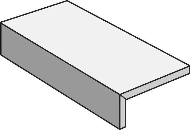 L-елемент Outside Elemento AL Elemento Angolare Stone Grey - 45x90 -11237 Outside з колекції Outside Settecento