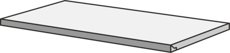 Кутова сходинка 330x1200 Lmba Ter Gri20 - Lombarda - EG94 з колекції Lombarda Ergon