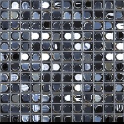Мозаїка Black 2.5x2.5 31.7x31.7 Aura Vidrepur