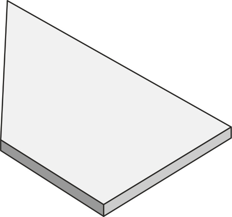 Бортик для басейну 30x90 Ang Cst Rtt Sx Calce20 Mm - Opificio 22/A - PGF2AD3 з колекції Opificio 22/A Panaria