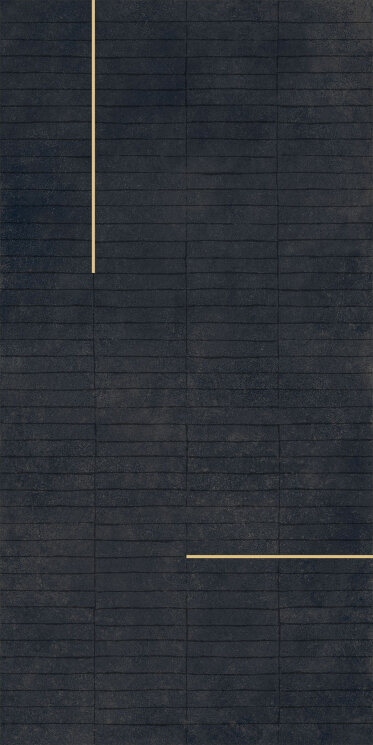 Плитка 60x120 Brick Surface With Brass Or Steel Strip - Lines - 3D LINES з колекції Lines Bardelli
