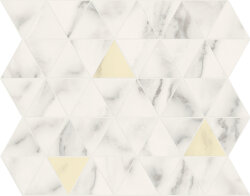 Декор 25x29 Mte. C. Silver Triangle Gold Tess. - Motif Extra - E566 Декор 25x29 Mte. C. Silver Triangle Gold Tess. - Motif Extra - E566