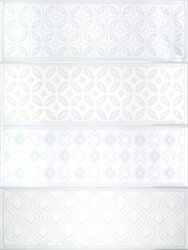 Декор Santorini White 10x30 Aria Fabresa