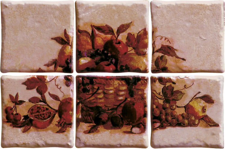 Декор (20x30) 01E6930 Pann. Antichi Sapori Rosa S/6 - Ciottoli з колекції Ciottoli Elios