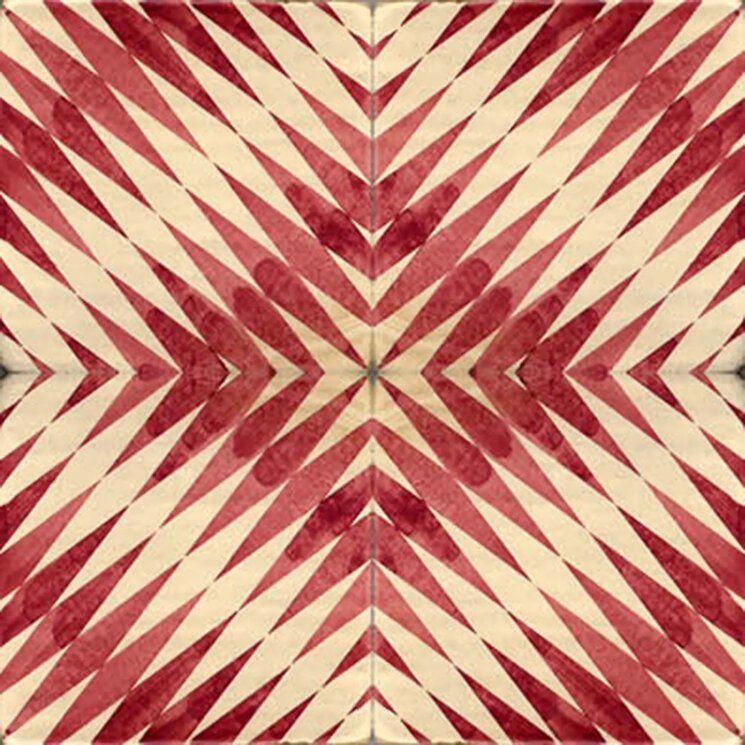 Плитка 20x20 SQ40-r 20 1 Rosso Ficus Indica Le Nid Natura з колекції Natura Le Nid