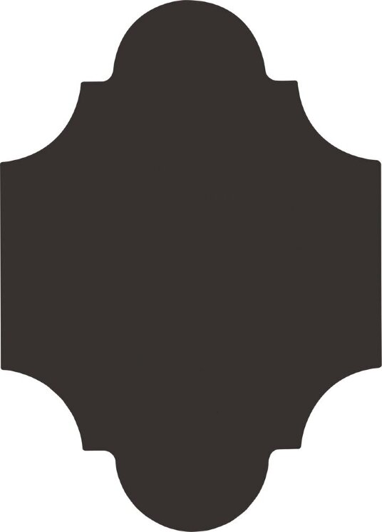 Плитка (15x21) Provenzale Nero Hp - Hex з колекції Hex Etruria Плитка (15x21) Provenzale Nero Hp - Hex з колекції Hex Etruria