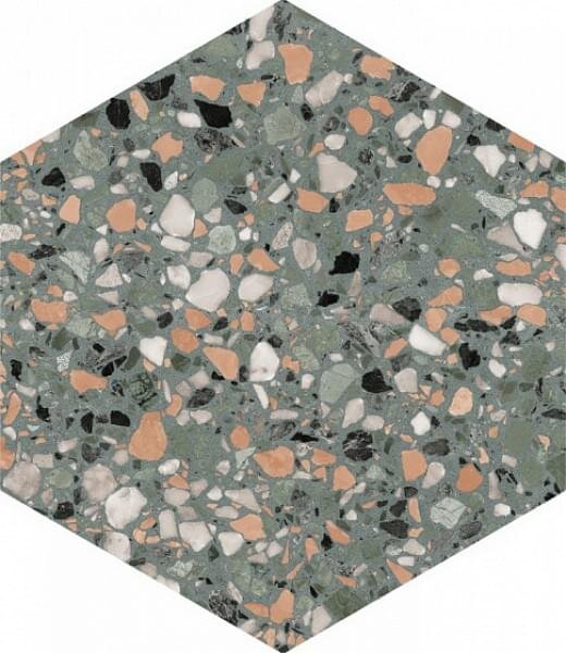 Плитка Teal 32x36.8 Terrazzo DNA з колекції Terrazzo DNA