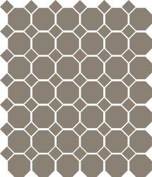 Мозаїка 33x43 XXS Ottagono FANGO Etruria XXS