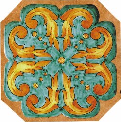Декор (40x40) Ottagono Barocco40 Ottagoni - Cotto Salernitano