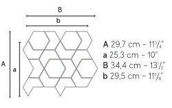 Декор Marvel Black Atlantis HEX AOV1