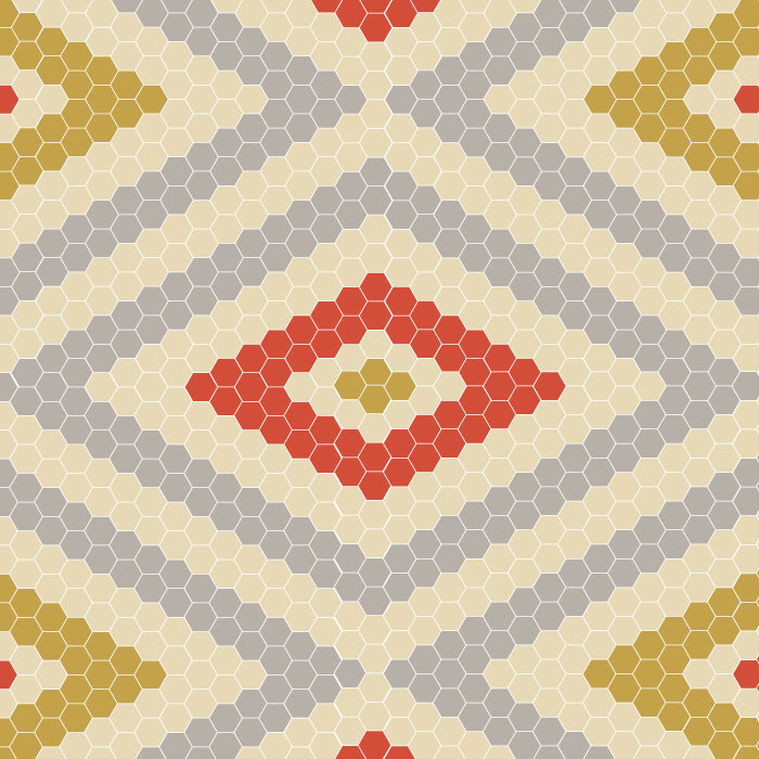 Мозаїка 33,2x33,2 Kilim Glossy-Ethnic з колекції Ethnic Hisbalit Мозаїка 33,2x33,2 Kilim Glossy-Ethnic з колекції Ethnic Hisbalit