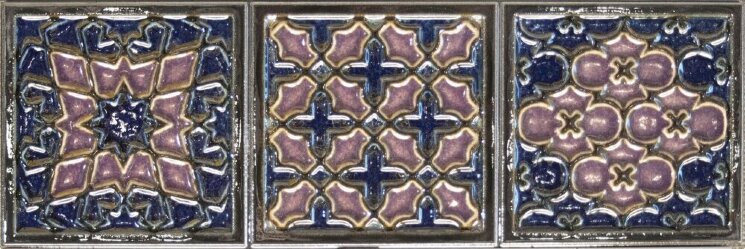 Декор Decor Tripoli Cobalto 10x30 Milano Absolut Keramika з колекції Milano Absolut Keramika