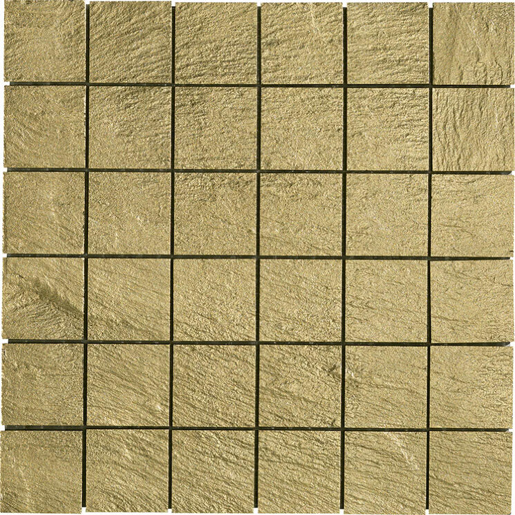 Мозаїка (30x30) 641121 Mosaico Ardesia 4,8X4,8Metallizzata Oro - Altagamma з колекції Altagamma Arezia Мозаїка (30x30) 641121 Mosaico Ardesia 4,8X4,8Metallizzata Oro - Altagamma з колекції Altagamma Arezia