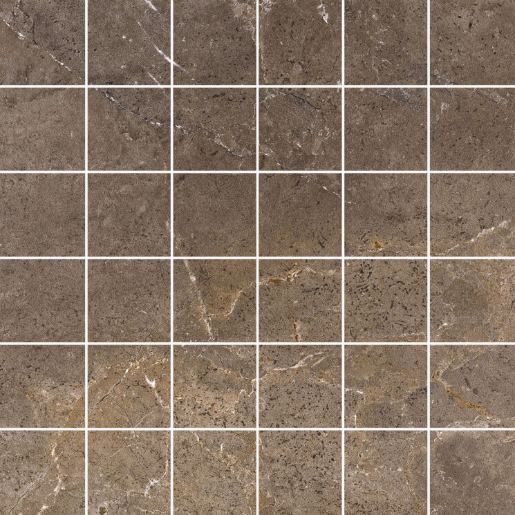 Мозаїка 30x30 Mosaic Imperial Brown Natural - Royal Stone - X370381X6 з колекції Royal Stone Porcelaingres