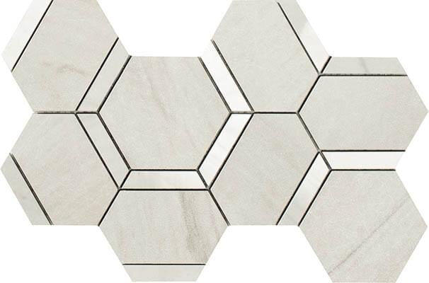 Мозаїка Taj Mahal Mosaico Esagona Decoro Mix 20x34 Lux Experience Impronta з колекції Lux Experience Impronta