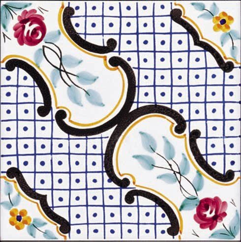 Декор (20x20) Lecce Mediterranea - Ceramica Artistica Vietrese з колекції Ceramica Artistica Vietrese Giovanni De Maio