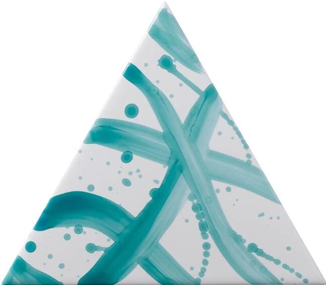 Декор Splash Verde 17x17 Triangolo Petracers з колекції Triangolo Petracers Декор Splash Verde 17x17 Triangolo Petracers з колекції Triangolo Petracers