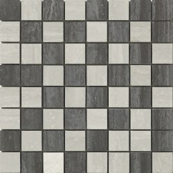 Мозаїка (30x30) Tibur Mosaico Mix Nero-Grigio (3,7x3,7) - Tibur