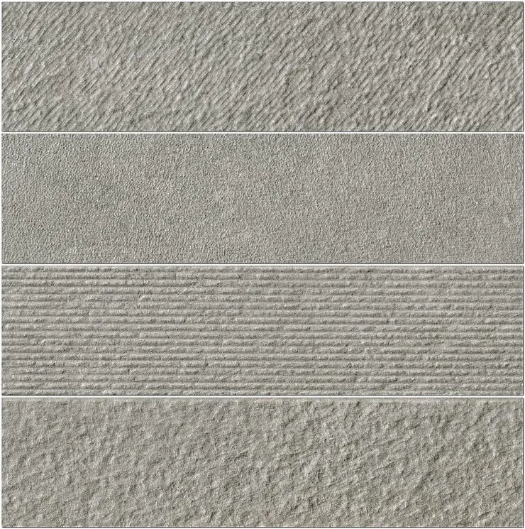 Плитка 15x60 1005660 Strut.Mix Grigio Isla Tiles Pietra Mediterranea з колекції Pietra Mediterranea Isla Tiles