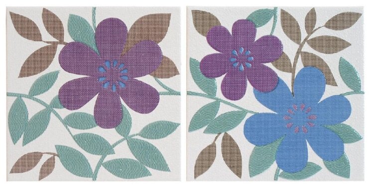 Декор Bloom ATM9 20x20 Feeling Del Conca з колекції Feeling Del Conca