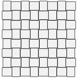 Мозаїка (30x30) 16626- Mosaico Twist Silver - V-Stone