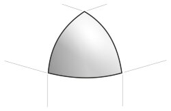 L-елемент (1x1) fNC5 Lumina Glam Taupe Ae Spigolo - Lumina Glam