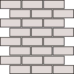 Мозаїка (33x33) 25DB33TL1BF Bricks Tool White Nr - Tool